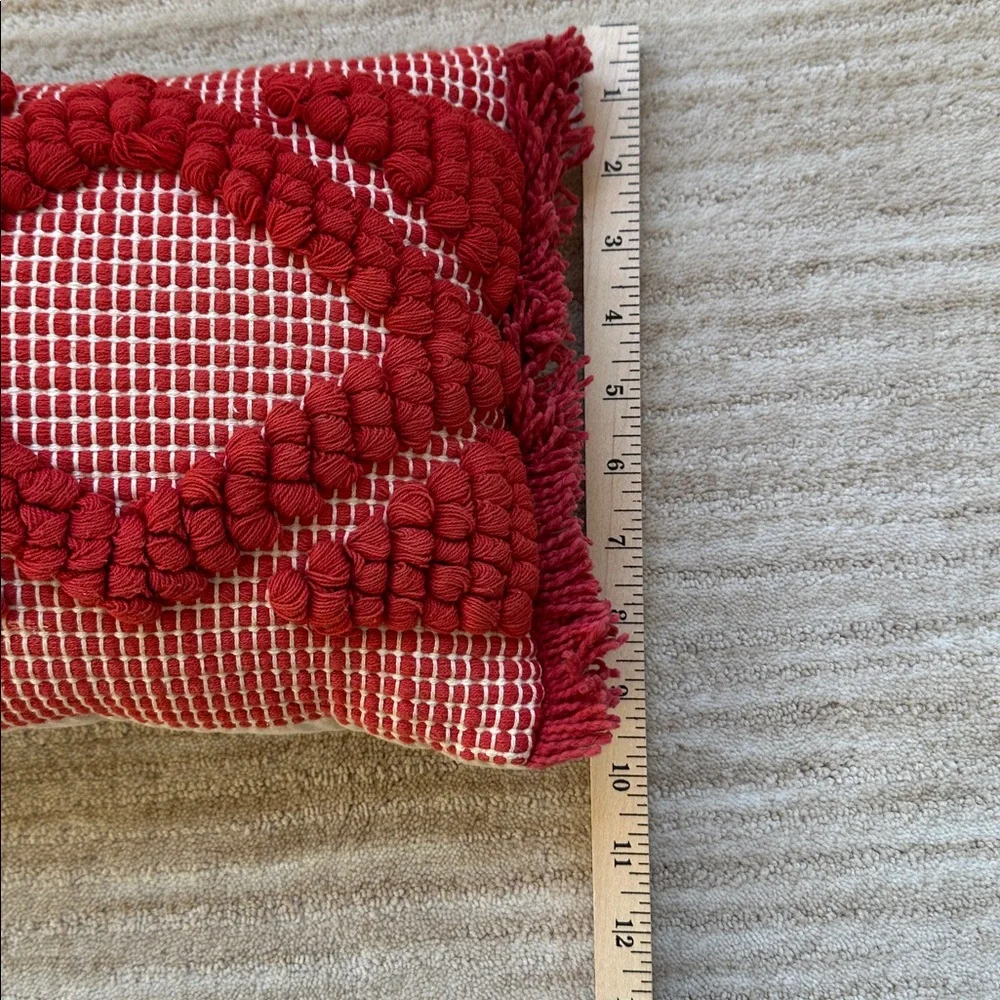 Opalhouse Orange Diamond Skinny Lumbar Throw Pillow